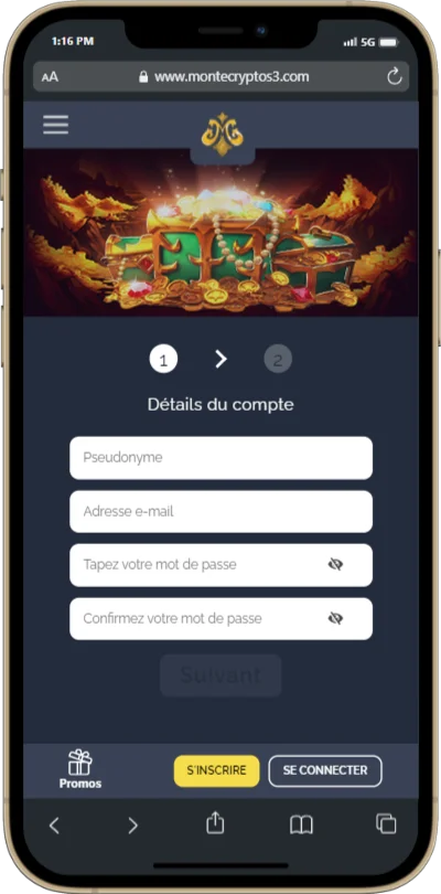 monte cryptos connexion